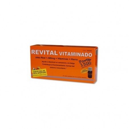 Comprar REVITAL VITAMINADO JALEA REAL FORTE 20 VIALES