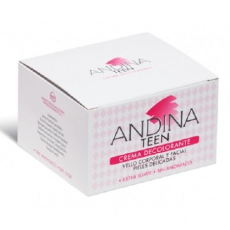 Comprar ANDINA TEEN CREMA DECOLORANTE 30 ML al mejor precio en Farmacia4Estaciones, tu farmacia online Comprar ANDINA TEEN CREMA DECOLORANTE 30 ML
