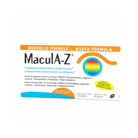Comprar MACULA Z 30 CÁPSULAS al mejor precio en Farmacia4Estaciones, tu farmacia online Comprar MACULA Z 30 CÁPSULAS