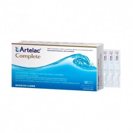 Comprar ARTELAC COMPLETE HUMECTACIÓN DURADERA 30 MONODOSIS X 0,5ML