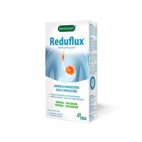 Comprar BENEGAST REDUFLUX 20 COMP MASTICABLES