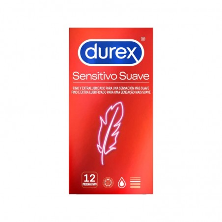 Comprar DUREX SENSITIVO SUAVE 12 UNIDADES