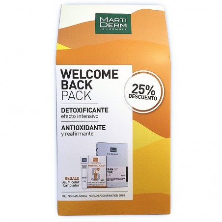 Comprar MARTIDERM WELCOME BACK PACK DETOXIFICANTE Y ANTIOXIDANTE