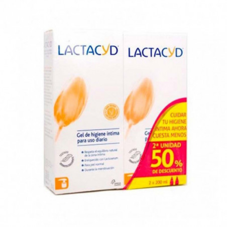 Comprar LACTACYD GEL ÍNTIMO DUPLO 2 X 200 ML