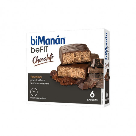 Comprar BIMANÁN BARRITAS BEFIT CHOCOLATE 6 UNIDADES