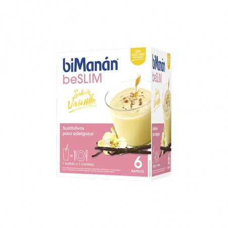 Comprar BIMANÁN BATIDO BESLIM VAINILLA 6 SOBRES