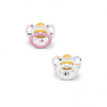 Comprar NUK HAPPY KIDS CHUPETES LÁTEX 6-18 M 2 UNIDADES