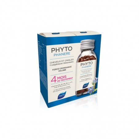Comprar PHYTOPHANÈRE CABELLO Y UÑAS 2 X 120 CÁPSULAS al mejor precio en Farmacia4Estaciones, tu farmacia online Comprar PHYTOPHANÈRE CABELLO Y UÑAS 2 X 120 CÁPSULAS