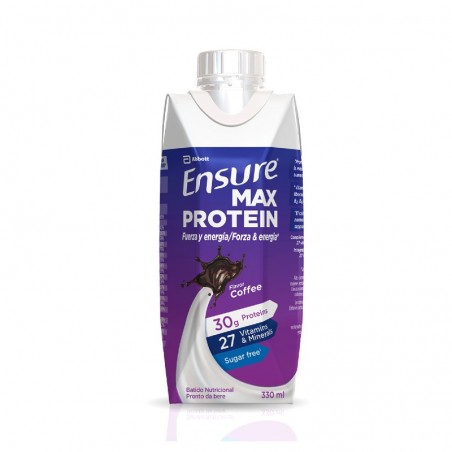 Comprar ENSURE MAX PROTEIN BATIDO CAFÉ 330 ML