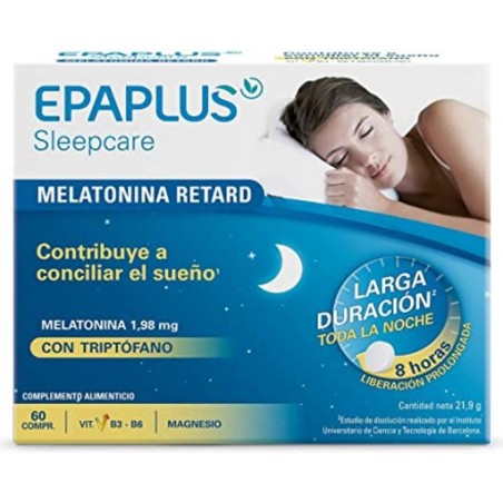 Comprar EPAPLUS RETARD + TRIPTÓFANO 60 COMPRIMIDOS