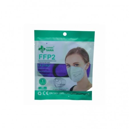 Comprar MASCARILLA FFP2 NR MORADA 1 UNIDAD