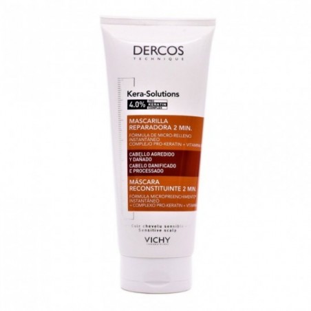 Comprar DERCOS KERA-SOLUTIONS MASCARILLA REPARADORA 2 MIN. 200 ML