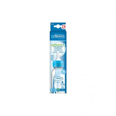 Comprar DR BROWN´S OPTIONS BIBERÓN ESTRECHO AZUL 250 ML