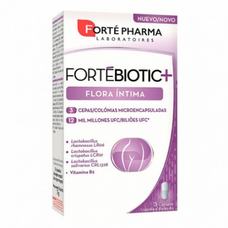 Comprar FORTÉBIOTIC FLORA ÍNTIMA 15 CAPS