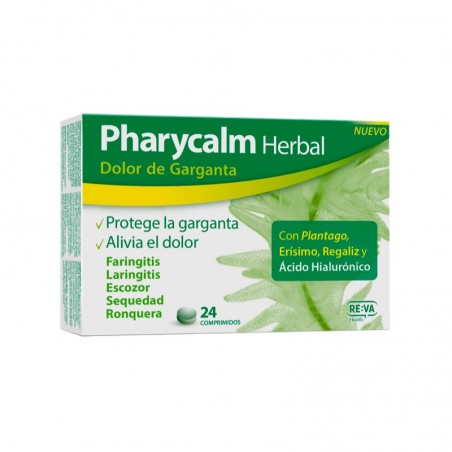 Comprar PHARYCALM HERBAL DOLOR DE GARGANTA 24 COMP