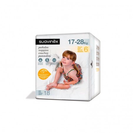 Comprar SUAVINEX PAÑAL TALLA JUNIOR 17-28 KG 18 UDS