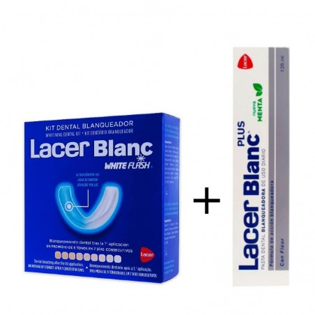 LACER Lacerblanc White Flash + Lacerblanc Plus Menta Pasta