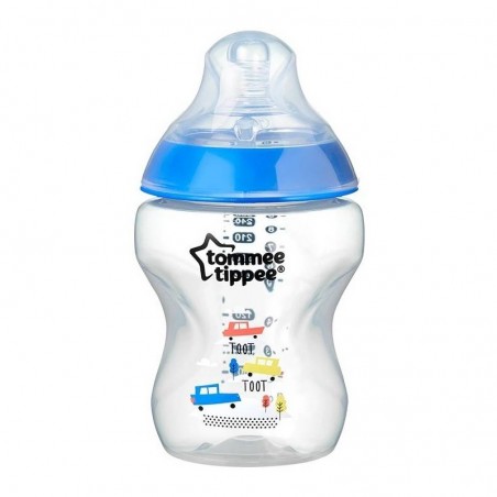 Comprar TOMMEE TIPPEE BIBERÓN ANTICÓLICOS AZUL FLUJO LENTO 260 ML