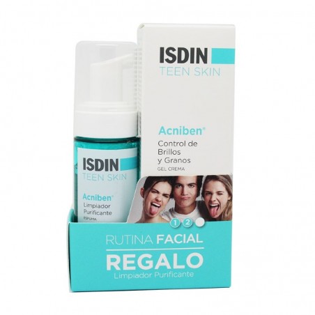 Comprar ACNIBEN CONTROL BRILLO Y GRANOS GEL CREMA 40 ML + LIMPIADOR PURIFICANTE DE REGALO