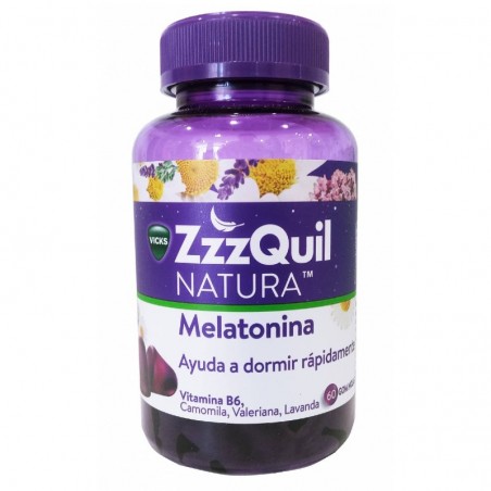 Comprar ZzzQUIL NATURA 60 GOMINOLAS