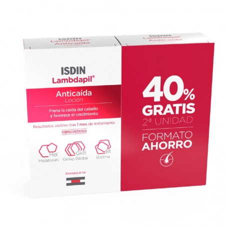 Comprar LAMBDAPIL LOCIÓN ANTICAÍDA 2 X 20 MONODOSIS