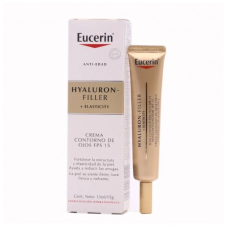 Comprar EUCERIN HYALURON FILLER ELASTICITY CONTORNO DE OJOS FPS15 15 ML