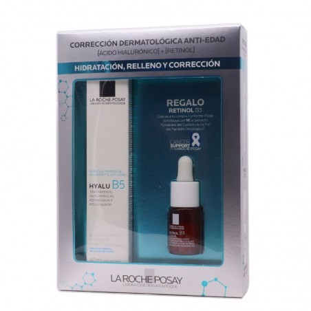 Comprar LA ROCHE-POSAY HYALU B5 TRATAMIENTO ANTIEDAD 40 ML + REGALO RETINOL B3 10 ML