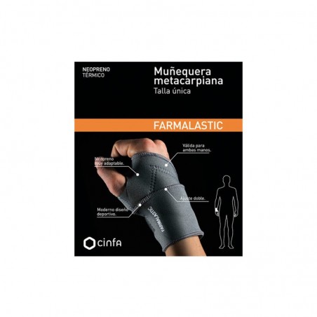 Comprar FARMALASTIC MUÑEQUERA METACARPIANA TALLA ÚNICA