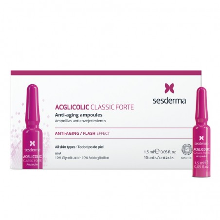 Comprar SESDERMA ACGLICOLIC CLASSIC FORTE 10 AMPOLLAS