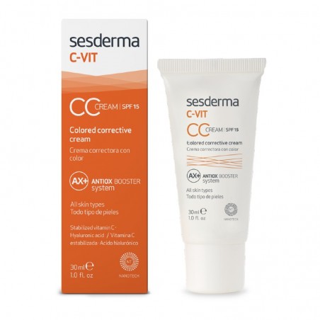 Comprar SESDERMA C-VIT CREMA CORRECTORA CON COLOR SPF15 30ML