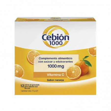 Comprar CEBIÓN VITAMINA C 1000 MG 12 SOBRES