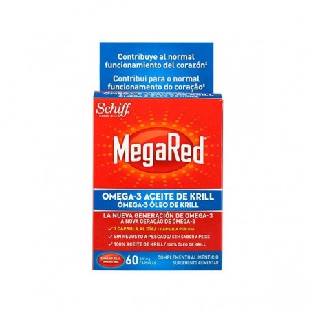 Comprar MEGARED 500 OMEGA 3 ACEITE DE KRILL 60 CAPS