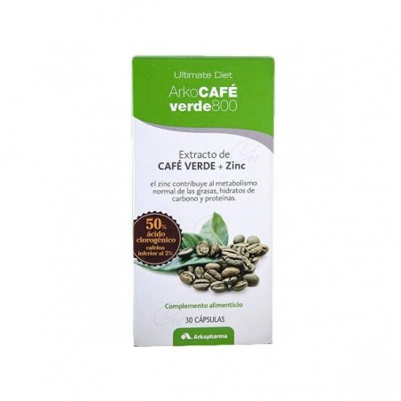 Comprar ARKOPHARMA CAFÉ VERDE 800 30 CÁPSULAS