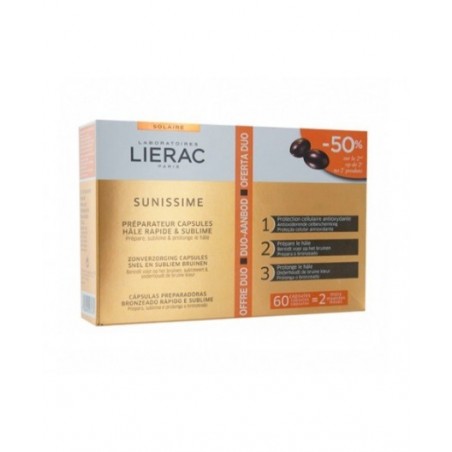 Comprar LIERAC SUNISSIME PACK 60 CAPS