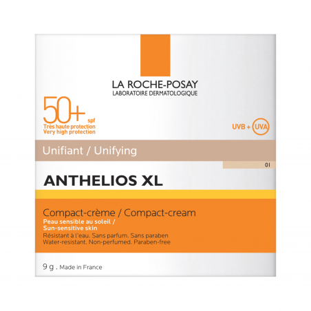 Comprar ANTHELIOS SPF 50+ COMPACTO TONO 1 CLARO al mejor precio en Farmacia4Estaciones, tu farmacia online Comprar ANTHELIOS SPF 50+ COMPACTO TONO 1 CLARO