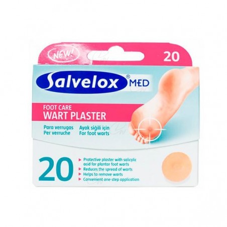 Comprar SALVELOX MED WART PLASTER VERRUGAS 20 APOSITOS