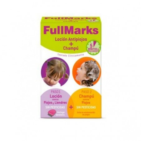 Comprar FULLMARKS KIT ANTIPIOJOS LOCIÓN + CHAMPÚ + LIENDRERA