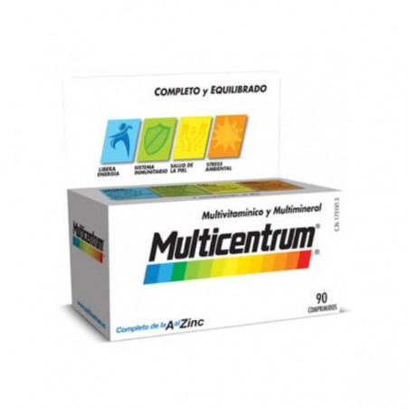 Comprar MULTICENTRUM VITAMINAS Y MINERALES 90 COMP