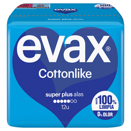 Comprar EVAX COMPRESA SUPER PLUS ALAS 10 UND