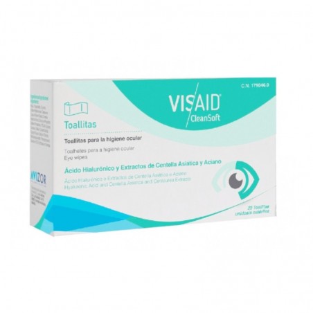 Comprar VISAID CLEAN SOFT 20 TOALLITAS OFTÁLMICAS