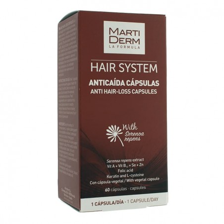 Comprar MARTIDERM HAIR SYSTEM ANTICAIDA 60 CAPS