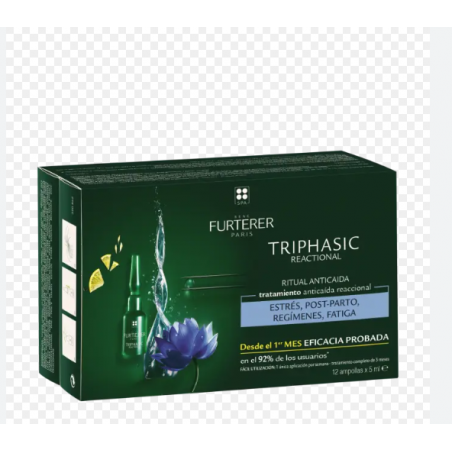 Comprar RENE FURTERER TRIPHASIC RITUAL ANTICAIDA 12 AMPOLLAS al mejor precio en Farmacia4Estaciones, tu farmacia online Comprar RENE FURTERER TRIPHASIC RITUAL ANTICAIDA 12 AMPOLLAS