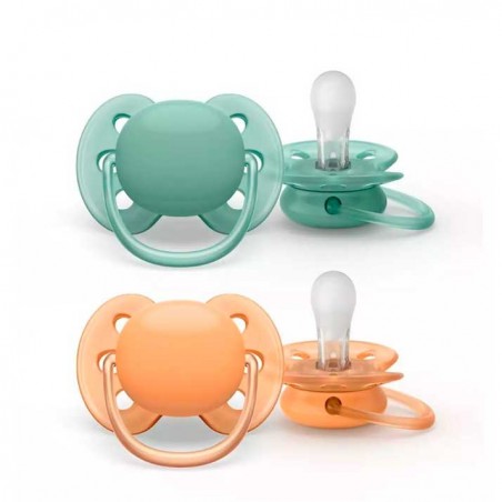 Comprar AVENT CHUPETE ULTRA SOFT NEUTRO 0-6 M 2UND SCF091/03 al mejor precio en Farmacia4Estaciones, tu farmacia online Comprar AVENT CHUPETE ULTRA SOFT NEUTRO 0-6 M 2UND SCF091/03