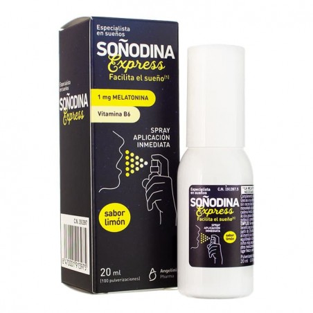 Comprar SOÑODINA DORMIFAST 1MG MELATONINA 20ML al mejor precio en Farmacia4Estaciones, tu farmacia online Comprar SOÑODINA DORMIFAST 1MG MELATONINA 20ML