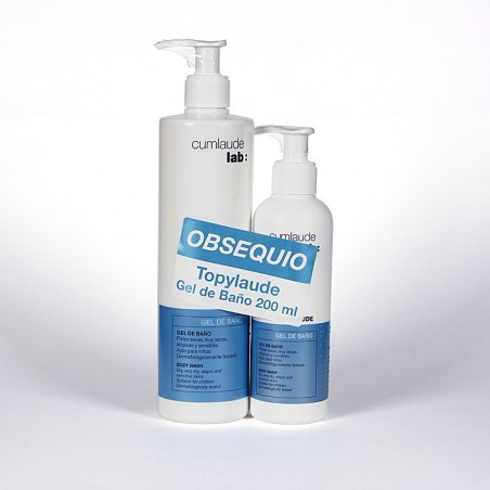 Comprar CUMLAUDE TOPYLAUDE PACK GEL DE BAÑO 400+200ML al mejor precio en Farmacia4Estaciones, tu farmacia online Comprar CUMLAUDE TOPYLAUDE PACK GEL DE BAÑO 400+200ML
