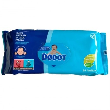 Comprar TOALLITAS DODOT AZUL 64 UNIDADES