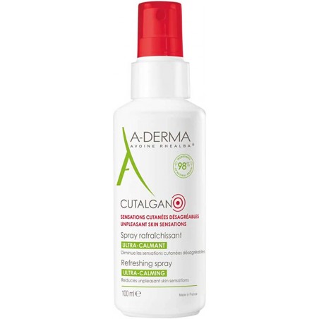 Comprar A-DERMA CUTALGAN SPRAY ULTRA-CALM 100ML al mejor precio en Farmacia4Estaciones, tu farmacia online Comprar A-DERMA CUTALGAN SPRAY ULTRA-CALM 100ML