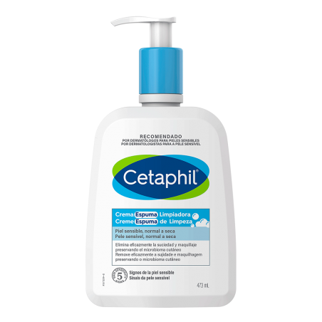 Comprar CETAPHIL CREMA ESPUMA LIMPIADORA 473 ML al mejor precio en Farmacia4Estaciones, tu farmacia online Comprar CETAPHIL CREMA ESPUMA LIMPIADORA 473 ML