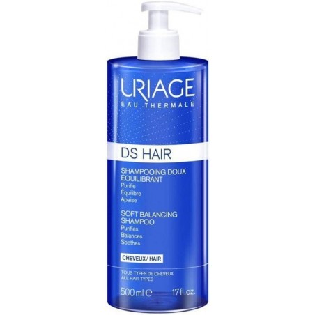 Comprar uriage ds hair champú suave regulador 500 ml al mejor precio en Farmacia4Estaciones, tu farmacia online Comprar uriage ds hair champú suave regulador 500 ml