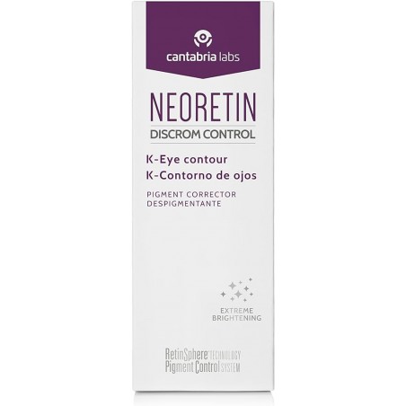 Comprar neoretin discrom control k-contorno de ojos 15 ml al mejor precio en Farmacia4Estaciones, tu farmacia online Comprar neoretin discrom control k-contorno de ojos 15 ml